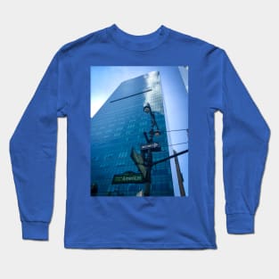 Avenue of the Americas and West 42nd St, Manhattan, NYC Long Sleeve T-Shirt